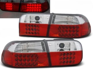 FANALI POSETRIORI HONDA CIVIC 91-95 2D/4D RED WHITE LED