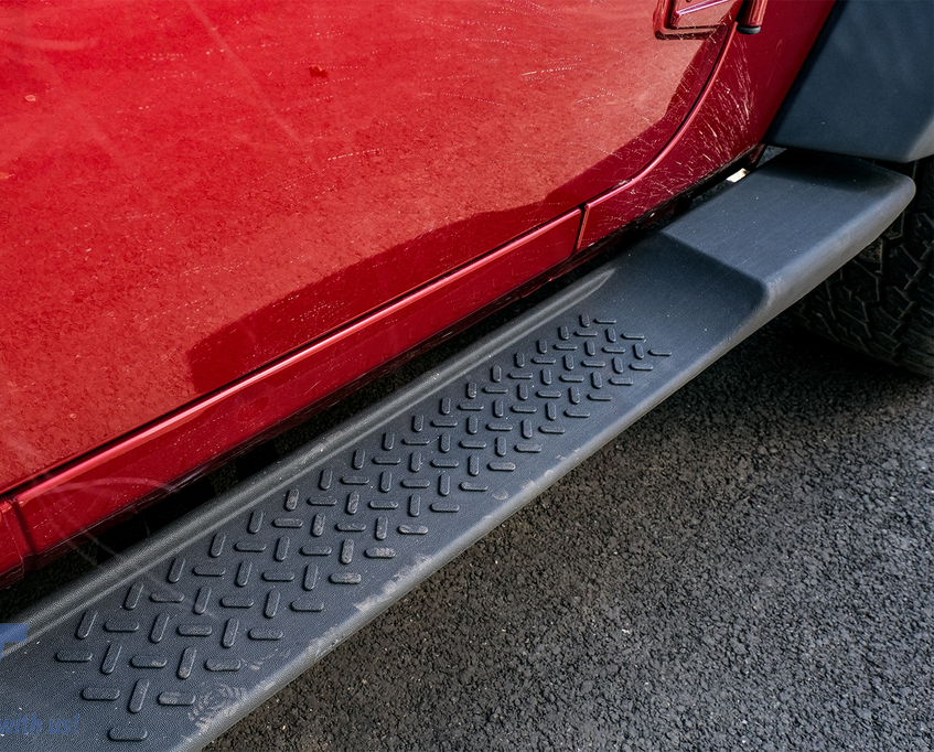 Pedane laterali adatto per Jeep Wrangler Rubicon JK (2007-2017) 2 Porte Design retrò - immagine 8