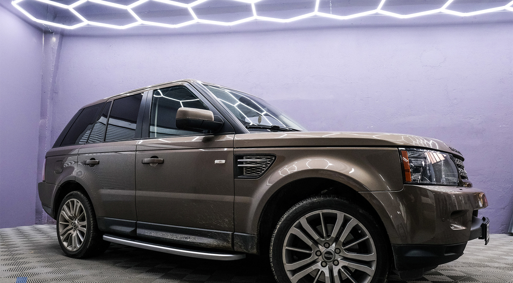 Pedane Pedane Laterali adatte per Land Range Rover Sport L320 (2005-2013) con Battitacco Pretagliati - immagine 7